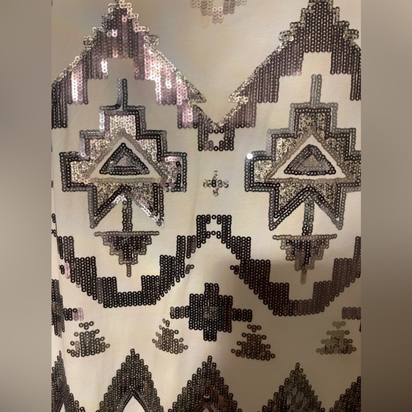 Metallic Sequins Dress, M - Picture 4 of 5